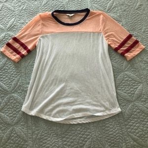 2 for $10 - Lucky Brand Varsity Sheer T-shirt